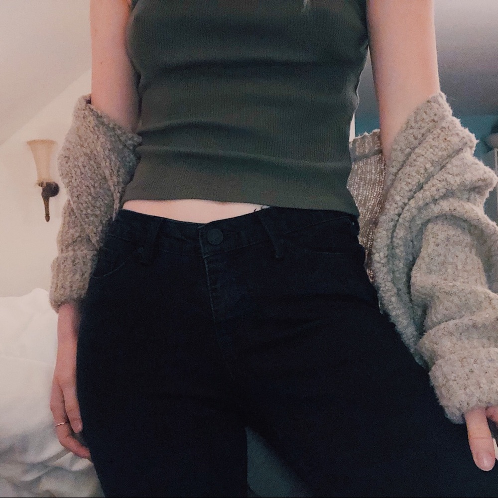 adorable vintage america black skinny jeans size 4